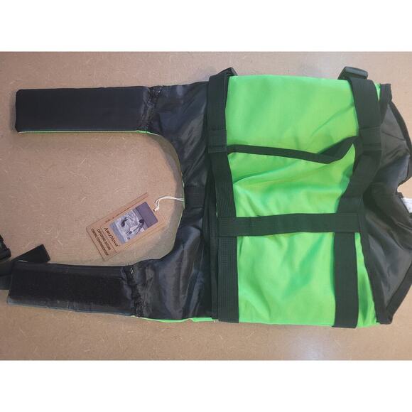 Dog Life Jacket Bright Green NEW Sz M - Picture 4 of 7
